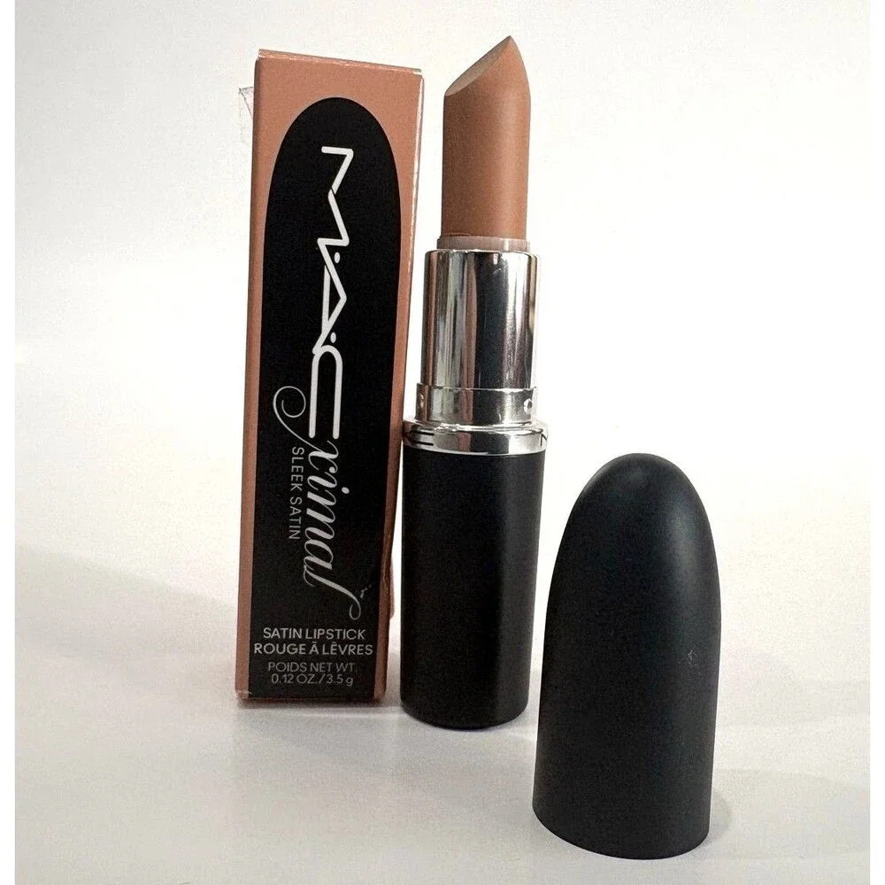 MAC MACXIMAL 837 PEACHSTOCK - Sleek Satin Lipstick - Full Sz - .12 Oz - FreeShip